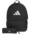 adidas Classic JI8081 hátizsák tolltartóval, fekete, gyári termékkép.