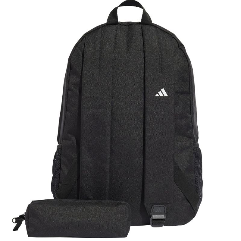 adidas Classic JI8081 hátizsák tolltartóval, fekete, gyári termékkép.