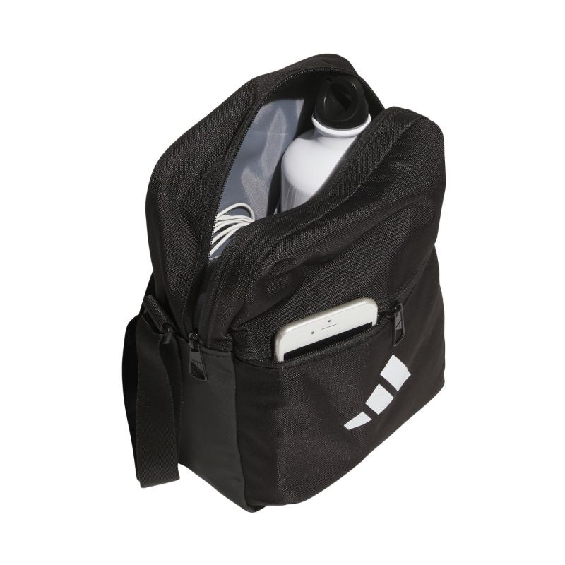 adidas Essentials Organizer JM7152 válltáska, fekete, gyári termékkép.