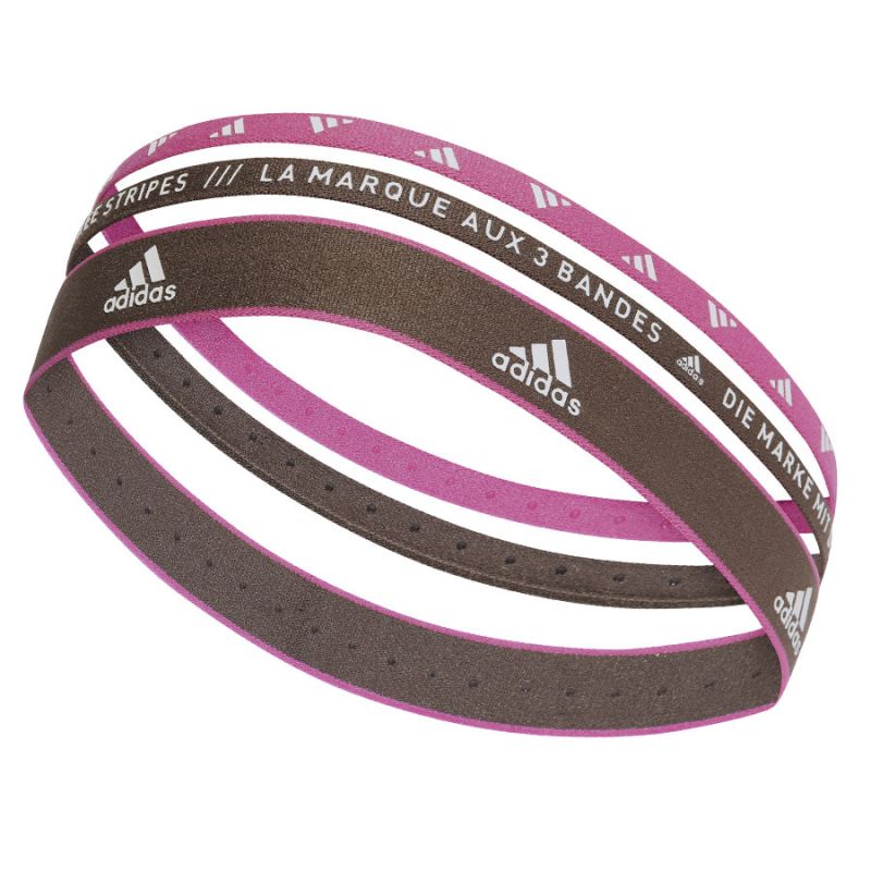 adidas 3PP IC6515 sportfejpánt, fekete, lila, gyári termékkép.