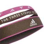 adidas 3PP IC6515 sportfejpánt, fekete, lila, gyári termékkép.