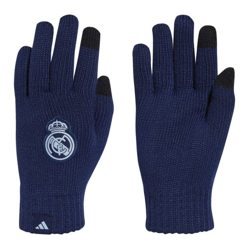 adidas Real Madrid IY0459 férfi kesztyű, sötétkék, gyári termékkép.