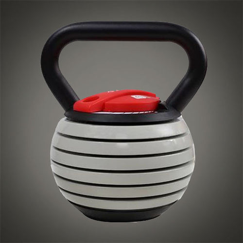 Állítható kettlebell súlyzó ergonomikus fogantyúval, funkcionális erősítő edzéshez
