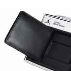 Air Jordan Jumpman Ingot MA0819-023 bőr pénztárca, fekete, gyári termékkép.