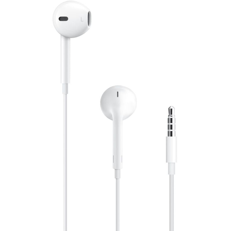 Apple EarPods fülhallgató, 3,5 mm jack, fehér, gyári termékkép.