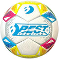 BEST SPORTING Spirit 5-ös focilabda fehér alapon színes grafikával