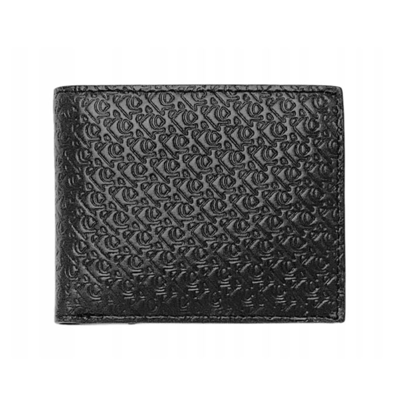 Calvin Klein LZ04G1066G-UB1 férfi bőr pénztárca, fekete, gyári termékkép.