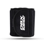 DBX Bushido állítható boka- és csuklósúly, 2 × 2,5 kg. Pánttal rögzíthető, puha borítású súlykészlet. 3. gyári termékfotó.