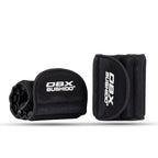 DBX Bushido állítható boka- és csuklósúly, 2 × 2,5 kg. Pánttal rögzíthető, puha borítású súlykészlet. 10. gyári termékfotó.