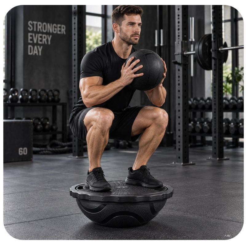 DBX Bushido V2 egyensúlyfélgömb, 60 cm, gyári termékkép.
