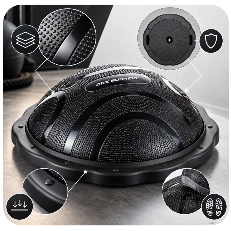 DBX Bushido V2 egyensúlyfélgömb, 60 cm, gyári termékkép.