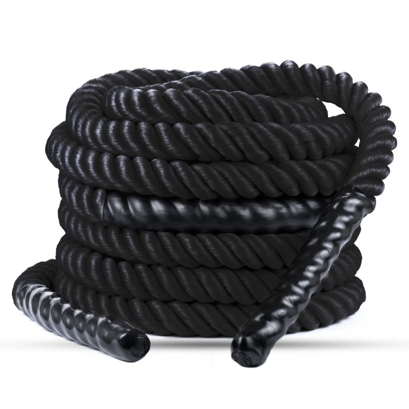 DBX Bushido Power Rope battle rope edzőkötél. Fogóvégekkel ellátott kötél funkcionális kötélgyakorlatokhoz. 1. gyári termékfotó.
