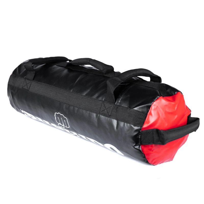 DBX Bushido állítható sandbag edzőzsák, 35 kg-ig. Fogantyúkkal kialakított edzőzsák emelő és cipelő gyakorlatokhoz. 9. gyári termékfotó.