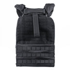 DBX Bushido W-2-B taktikai súlymellény, 9,2 kg. Testen viselhető mellény kiegészítő edzésterheléshez. 5. gyári termékfotó.