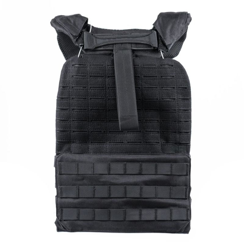 DBX Bushido W-2-B taktikai súlymellény, 9,2 kg. Testen viselhető mellény kiegészítő edzésterheléshez. 5. gyári termékfotó.