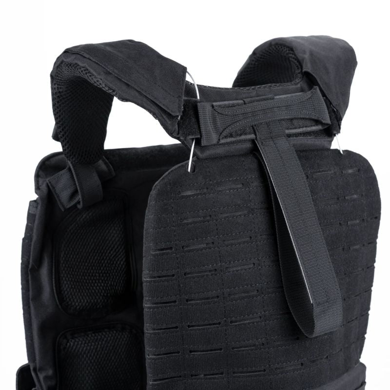DBX Bushido W-2-B taktikai súlymellény, 9,2 kg. Testen viselhető mellény kiegészítő edzésterheléshez. 7. gyári termékfotó.