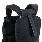 DBX Bushido W-2-B taktikai súlymellény, 9,2 kg. Testen viselhető mellény kiegészítő edzésterheléshez. 7. gyári termékfotó.