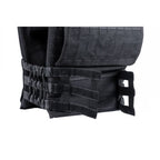 DBX Bushido W-2-B taktikai súlymellény, 9,2 kg. Testen viselhető mellény kiegészítő edzésterheléshez. 9. gyári termékfotó.