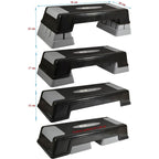 Enero Fit állítható step pad, 70 × 28 cm. Lapos, emelt platform fellépéses aerobikgyakorlatokhoz. 5. gyári termékfotó.
