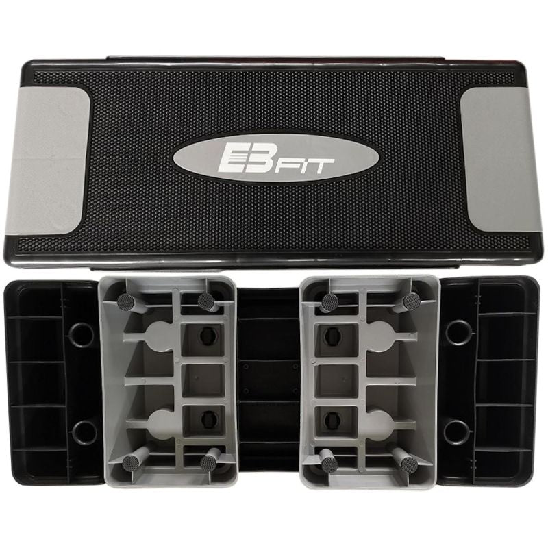 Enero Fit állítható step pad, 70 × 28 cm. Lapos, emelt platform fellépéses aerobikgyakorlatokhoz. 6. gyári termékfotó.