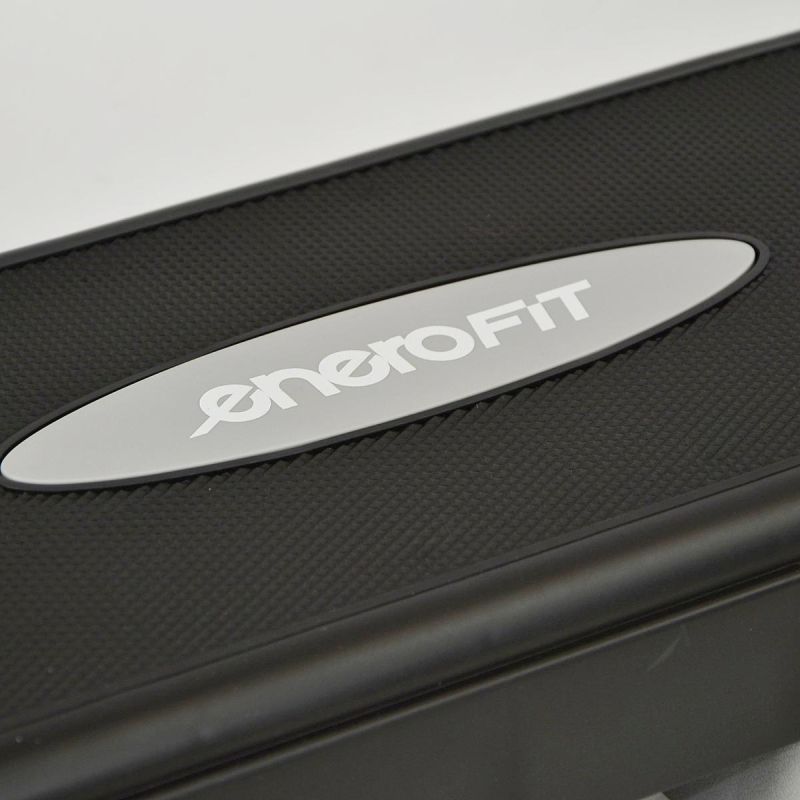 Enero Fit állítható step pad, 70 × 28 cm. Lapos, emelt platform fellépéses aerobikgyakorlatokhoz. 12. gyári termékfotó.