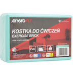 Enero Fit EVA jógatégla, 22,5 × 14,5 × 7,5 cm. EVA anyag. 4. gyári termékfotó.