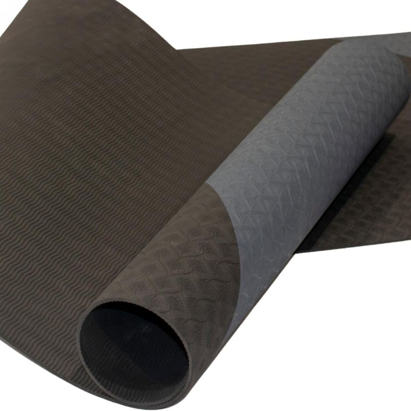Enero Fit TPE jógaszőnyeg rögzítőgumival, 183 × 61 cm. TPE hab. 4. gyári termékfotó.