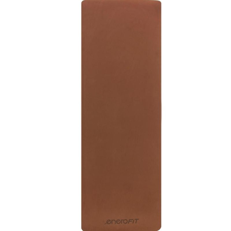 Enero Fit barna TPE jógaszőnyeg, 183 × 61 cm, 4 mm. TPE anyag. 2. gyári termékfotó.