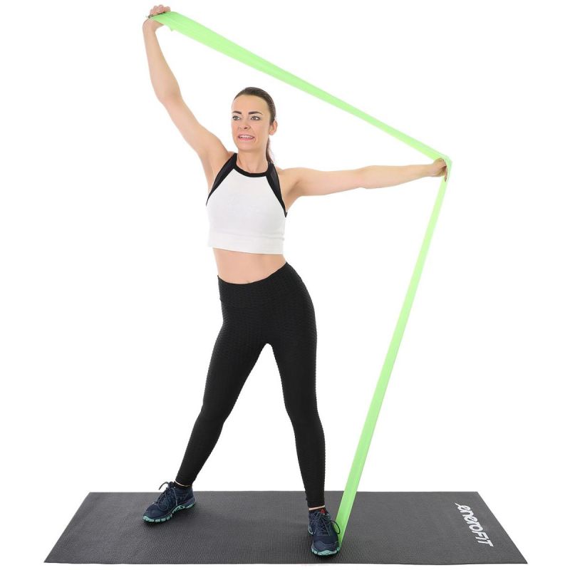 Enero Fit latex pilates szalag, 200 × 15 cm. Latexanyag. 8. gyári termékfotó.