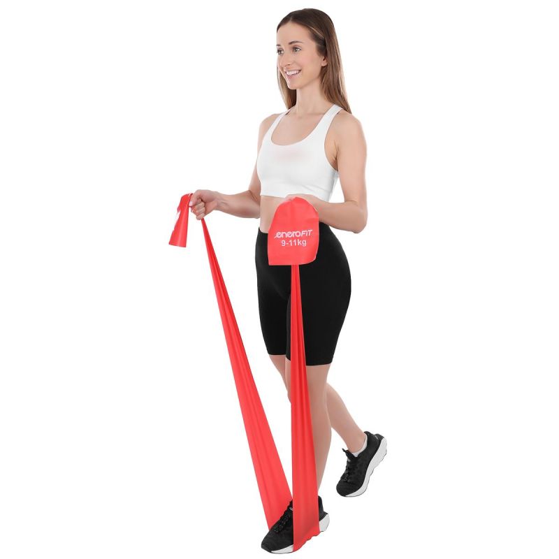 Enero Fit latex pilates szalag, 200 × 15 cm. Latexanyag. 26. gyári termékfotó.