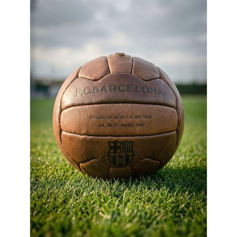 FC Barcelona Retro Historico bőrlabda füves pályán