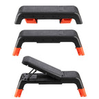 HMS AS009 PRO állítható step pad edzőpad funkcióval. Lapos, emelt platform fellépéses aerobikgyakorlatokhoz. 9. gyári termékfotó.