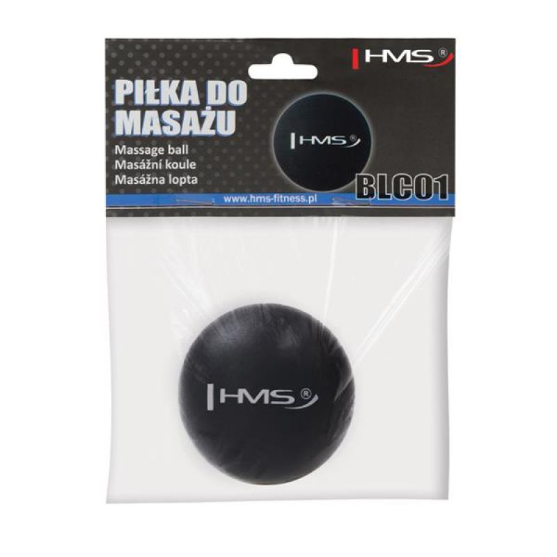 HMS BLC01 szilikon lacrosse masszázslabda, 6,5 cm, gyári termékkép.