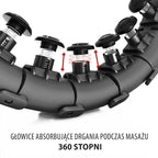 HMS HHW01 súlyozott hullahoppkarika. Karikás fitneszeszköz ritmikus csípő- és törzsmozgáshoz. 24. gyári termékfotó.