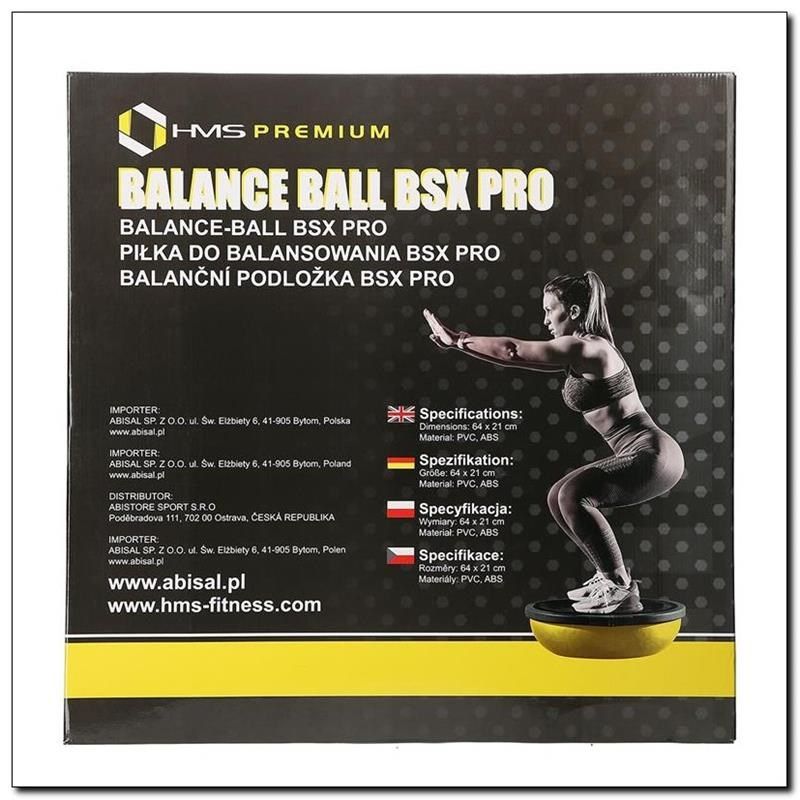 HMS BSX PRO Premium egyensúlyfélgömb, gyári termékkép.