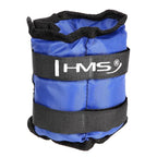 HMS OB03 boka- és csuklósúly, 2 × 1,5 kg. Pánttal rögzíthető, puha borítású súlykészlet. 4. gyári termékfotó.
