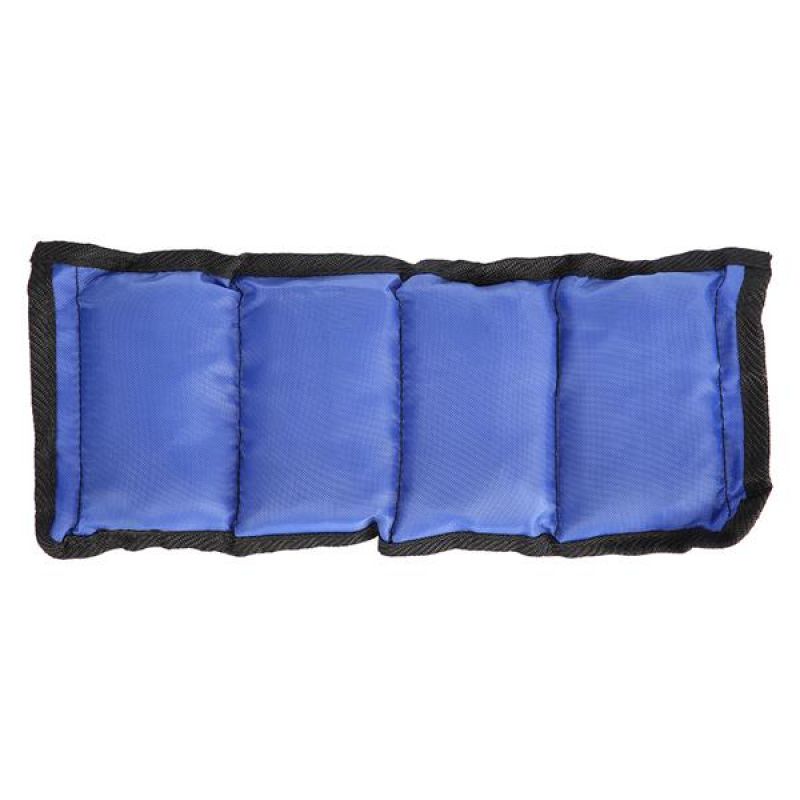 HMS OB03 boka- és csuklósúly, 2 × 1,5 kg. Pánttal rögzíthető, puha borítású súlykészlet. 7. gyári termékfotó.