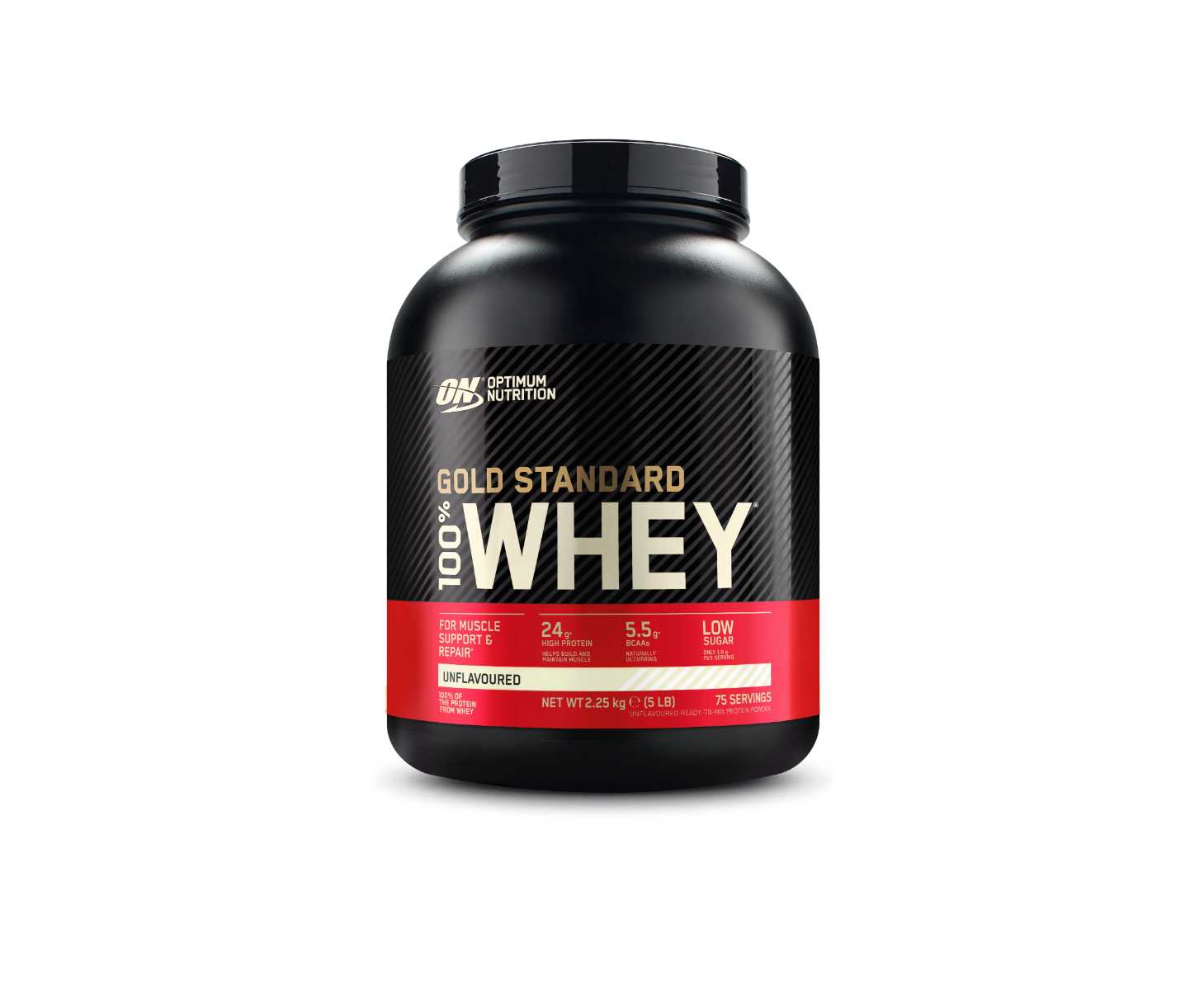 Optimum Nutrition Gold Standard 100% Whey natúr fehérjepor 2250 g