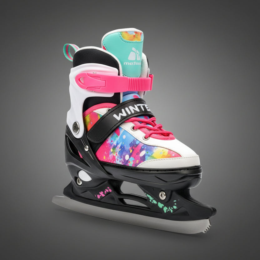 4 az 1-ben korcsolya jégkorcsolya pengével felszerelve, téli használatra.