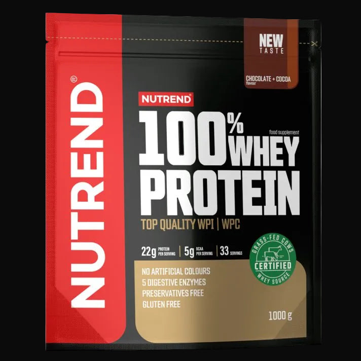 Nutrend 100% Whey Protein 1000g + Shaker