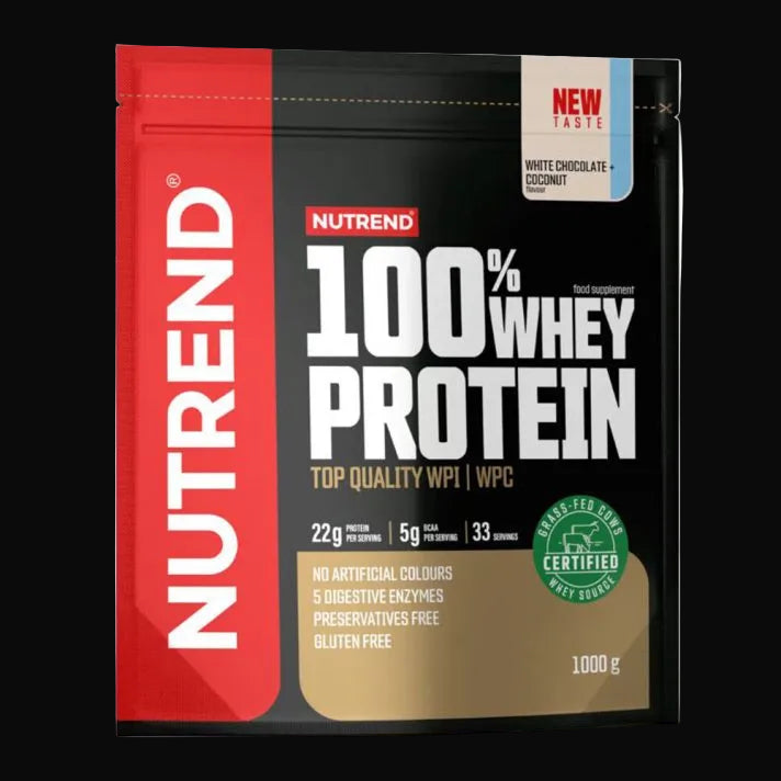 Nutrend 100% Whey Protein 1000g + Shaker