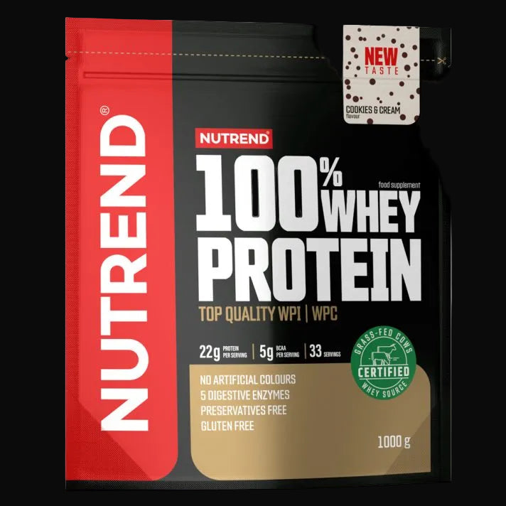Nutrend 100% Whey Protein 1000g + Shaker
