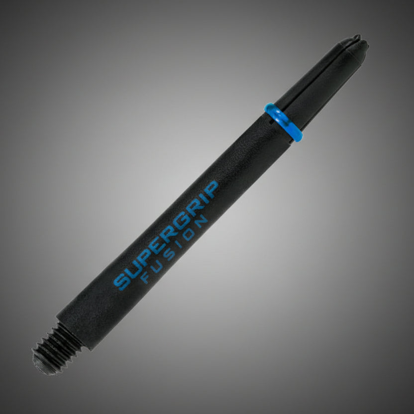 Harrows Supergrip Fusion fekete és kék színű darts szár a stabil tollrögzítésért