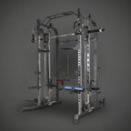 HMS Cyklop 1 félprofi Smith Machine és csigás erőgép teljes nézetben, súlytárcsák nélkül