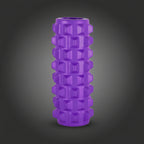 HMS FS107 lila fitnesz henger bordázott felülettel izomlazításhoz