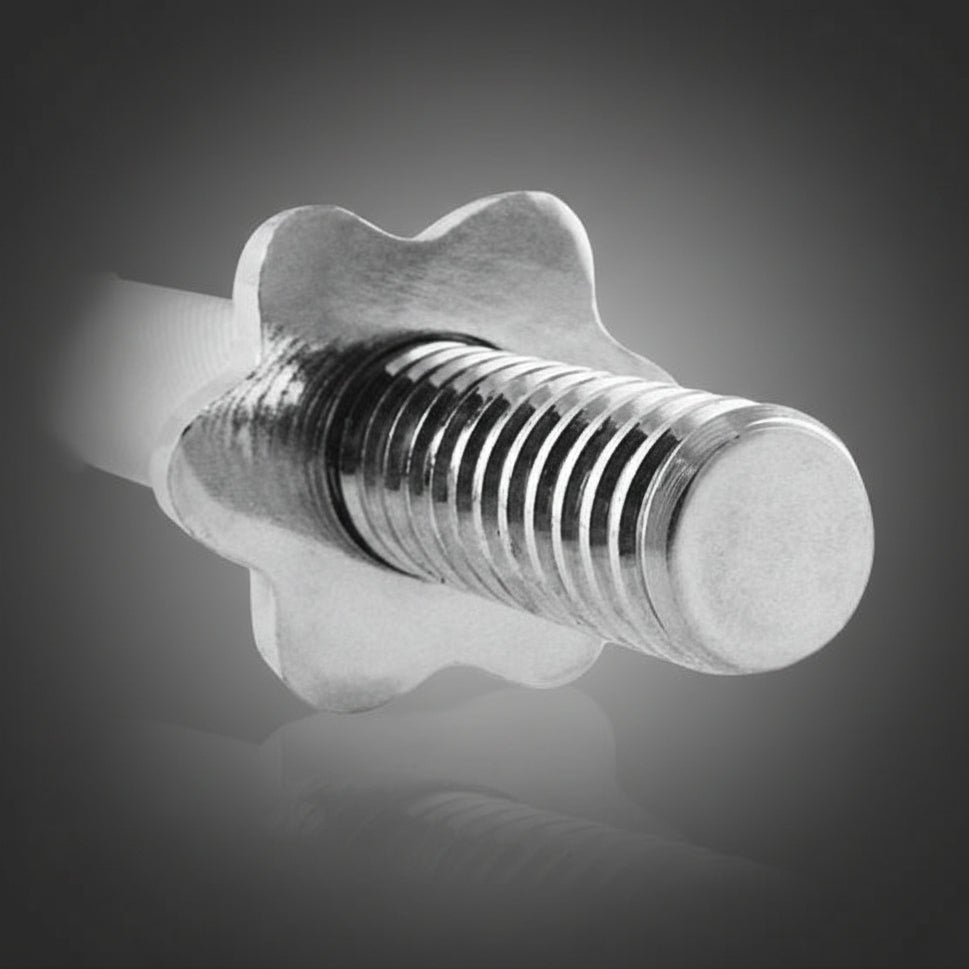 HMS GL120 menetes súlyzórúd vég csillagzár rögzítéshez, biztonságos súlytartással edzés közben
