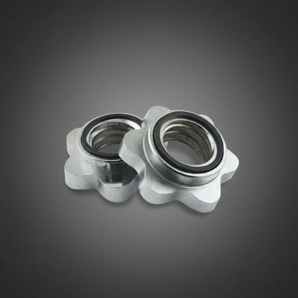 Csillagzár pár HMS GPR120 egyenes súlyzórúdhoz, stabil és biztonságos súlyrögzítéssel
