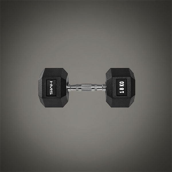 HMS 18 kg-os professzionális kézi súlyzó nagy terhelésű edzésekhez
