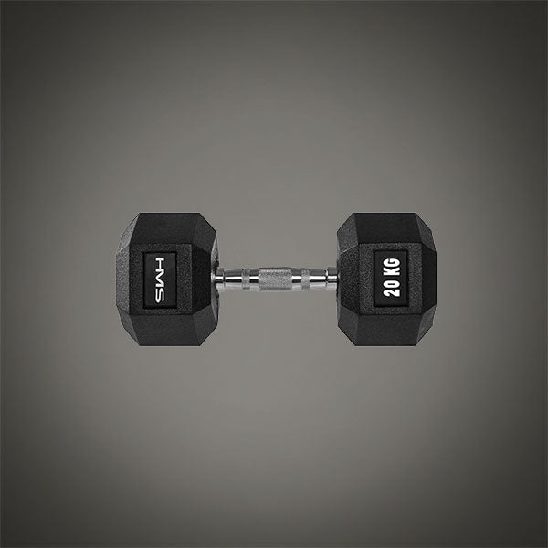 HMS 20 kg-os professzionális kézi súlyzó nagy terhelésű edzésekhez