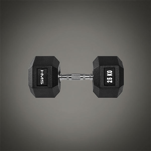 HMS 25 kg-os professzionális kézi súlyzó nagy terhelésű edzésekhez